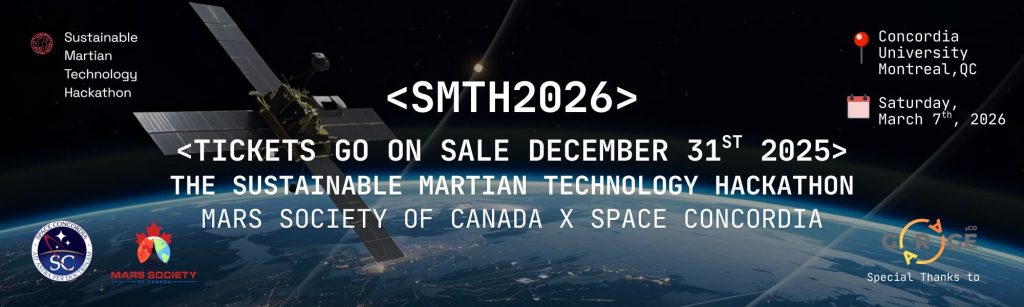 Sustainable Martian Technology Hackathon 2026